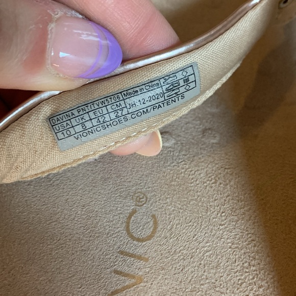 Vionic Davina Pink Supportive Flipflop Sandal Size 10 - Picture 6 of 7